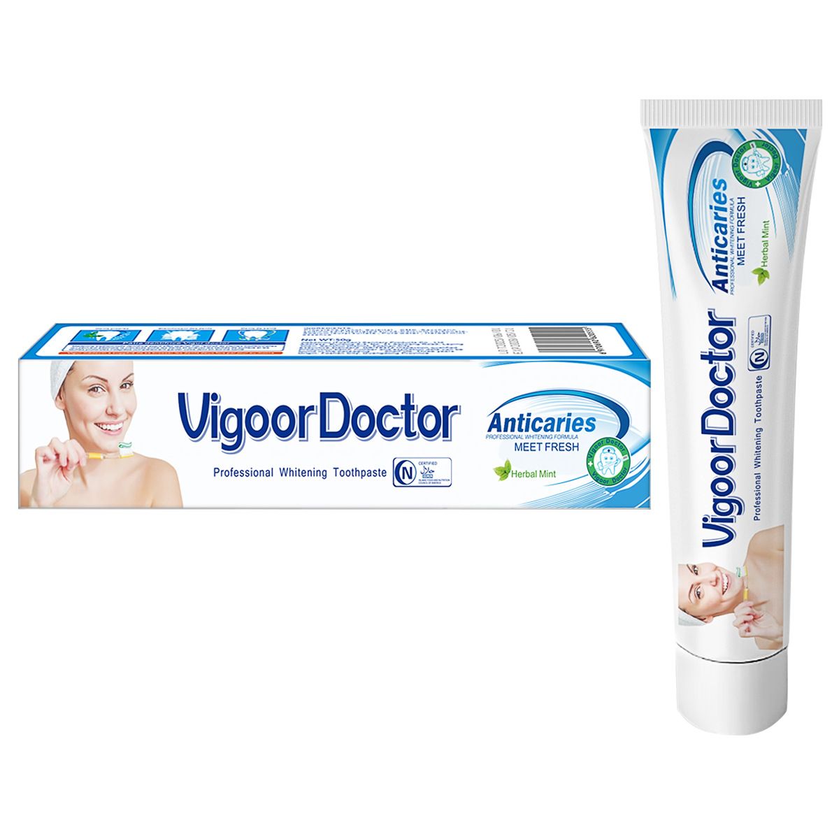 Vigoor Doctor Triple Action Toothpaste: Ultimate Protection for Anticavity Defense, Whitening & Fresh Breath