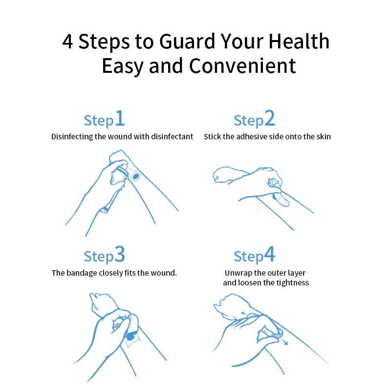 Universal Band-Aid - Non-woven Band-Aid - Hemostatic Cloth - Anti-friction Foot Heel Protection