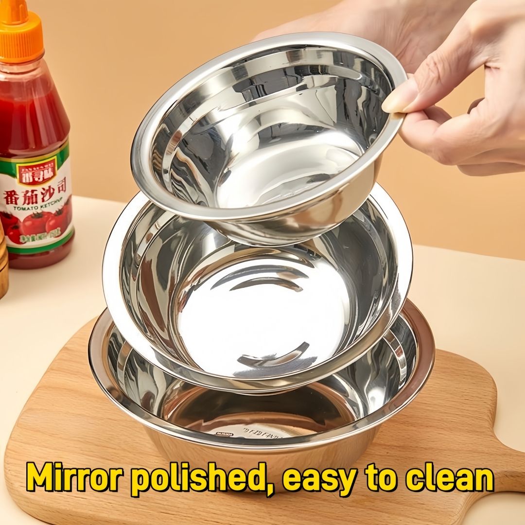 Viral on TikTok! All-in-One Stainless Steel Soup Basin - Gas & Induction Ready, Multi-use for Cooking, Serving & Eating