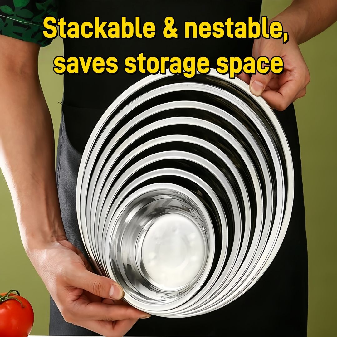 Viral on TikTok! All-in-One Stainless Steel Soup Basin - Gas & Induction Ready, Multi-use for Cooking, Serving & Eating