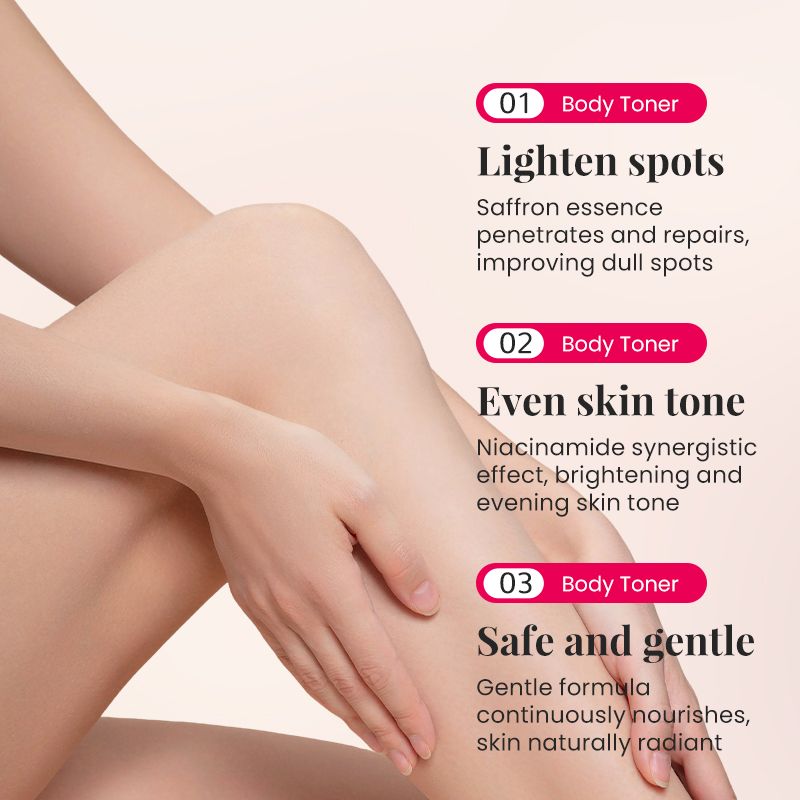 KORMESIC Saffron Astringent Lotion for Body – Infused with Saffron Essence & Niacinamide to Lighten Spots, Even Skin Tone & Gently Nourish for a Naturally Radiant Glow