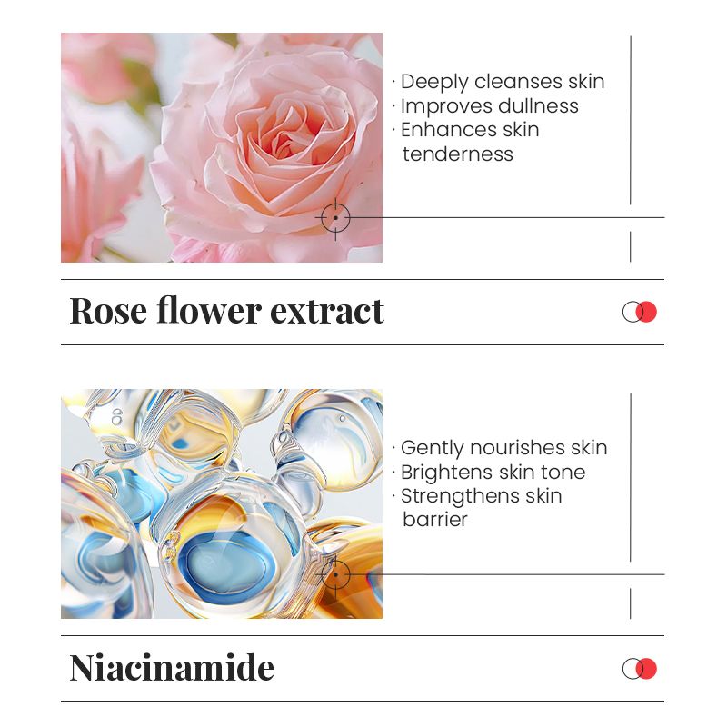 KORMESIC Rose Fragrance Shower Gel is a moisturizing and hydrating product with floral fragrance that retains scent for a long time.