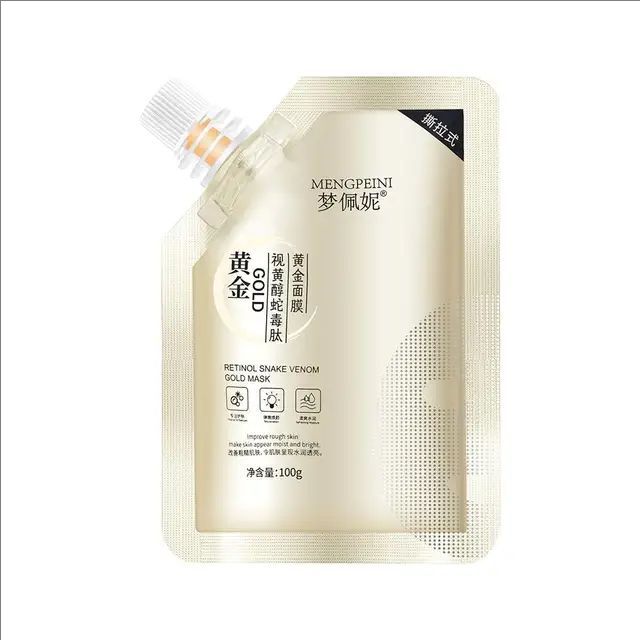 New High-end Retinol Snake Venom Peptide Gold Mask 100g Moisturizing Firming Brightening Anti-aging SkinCare Clear Oil Care Mask