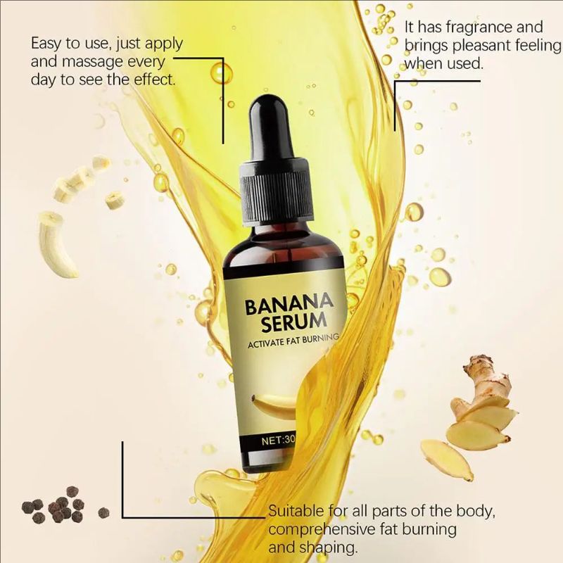 NEW High-end Banana Body Shaping Firming Massage Essential Oil Weight Loss Slimming Oil Fat Burning Spray Slimming Product