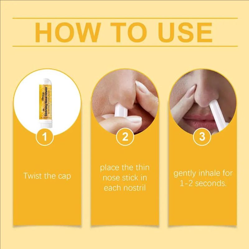NEW High-end Body Slimming Nasal Stick Detox Body Health Control Waist Shaping Firm Relieve Respiratory Discomfort Nasal Inhaler