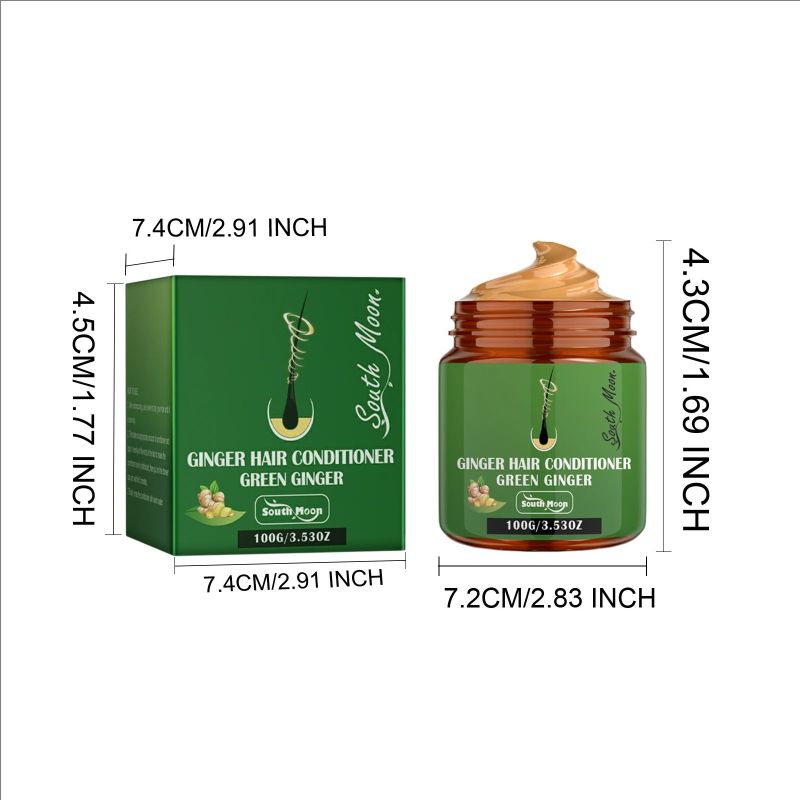 Ginger Hair Conditioner Strengthen Hair Repair Dry & Frizzy Hair At The Ends, Deeply Moisturize and Soften Hair Conditioner