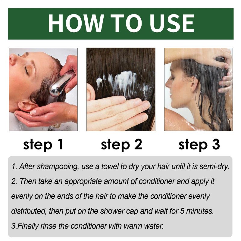 Ginger Hair Conditioner Strengthen Hair Repair Dry & Frizzy Hair At The Ends, Deeply Moisturize and Soften Hair Conditioner