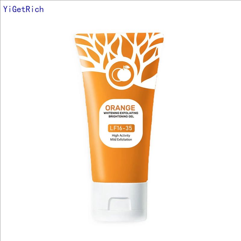 50g Orange Exfoliating Gel For Face Body Skin Orange Exfoliate Gel Face Body Scrub Gel Deep Moisturize Pore Cleansing Gift Yi