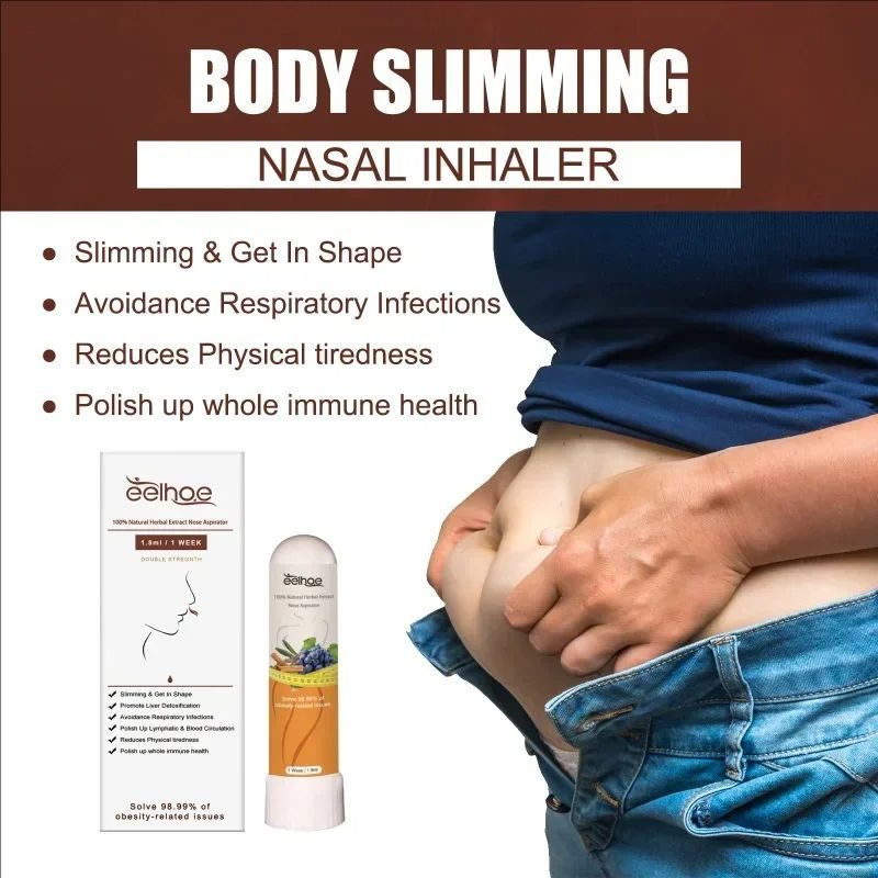 Slimming Nose Lose Weight Refreshing Cool Fast Nasal Stick Breathe Nasal Inhaler Body Slimming Detox Sculpting Tighten