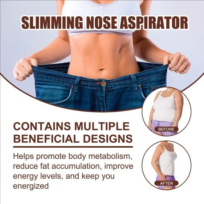 Slimming Nose Lose Weight Refreshing Cool Fast Nasal Stick Breathe Nasal Inhaler Body Slimming Detox Sculpting Tighten