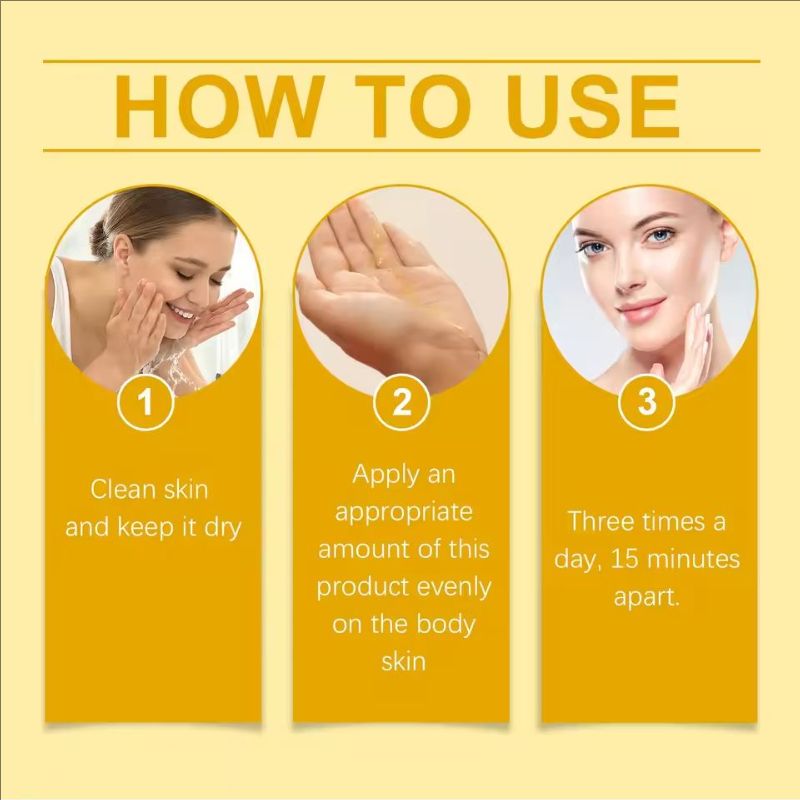 Yellow Peeling Oil Skin Oil Whitening Body Oil Nourishing And Brightening Skin Care Oil Improves Skin Tone Uniformity Exfoliator