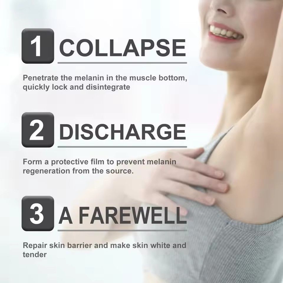 Whitening Body Cream Remove Deposited Melanin Repairing Underarm Elbow Joint Dark Spot Pigmentation Brightening Bleaching Cream