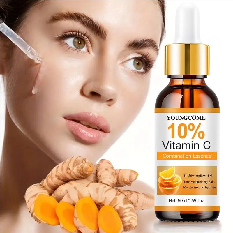 Vitamin C Facial Essence Contains Hyaluronic Acid Dark Spot Remover Repair Anti-aging Essence Facial Skin Care Repair Collagen