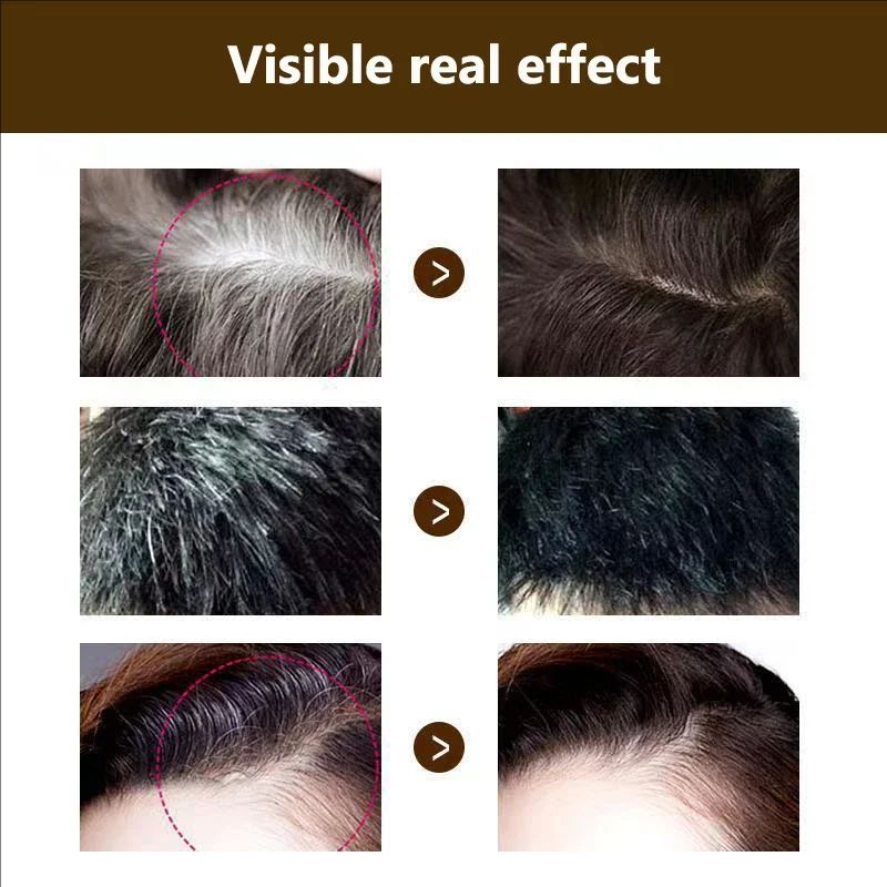 One-Time Hair Dye Pen Instant Gray Root Coverage Hair's Color Cream Stick Black Brown Fast Temporary Cover Up White Hair Pen 1pc