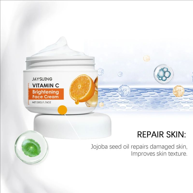 Vitamin C Face Cream Improve Dullness Lightening Anti-Wrinkle Firming Fine Lines Moisturizing Refreshing Brightening Skin Care