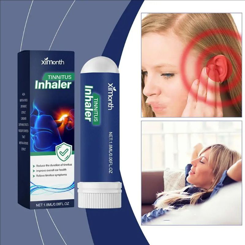 2pcs Instant Tinnitus Relief Nasal Inhalers Treatment Relieve Tinnitus Itching Earache Ear Hard Hearing Treatment Health Care