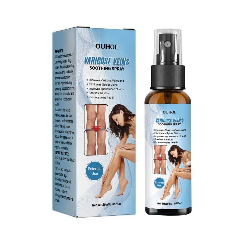 Effective Varicose Vein Relief Spray Relieve Leg Vasculitis Phlebitis Spider Pain Swelling Dredge Meridians Care Repair Spray