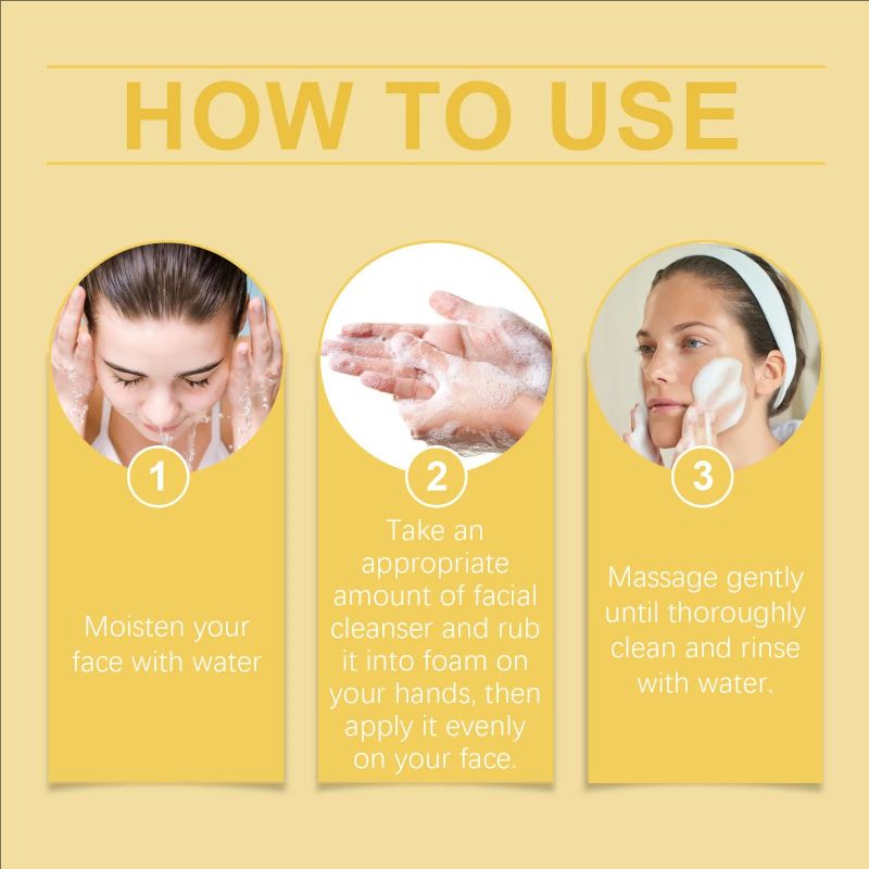 Salicylic Cleansing Milk Anti-Acne Cleanser Whitening Cleanser Deep Cleansing Gently Regulates Sebum Secretion 80g