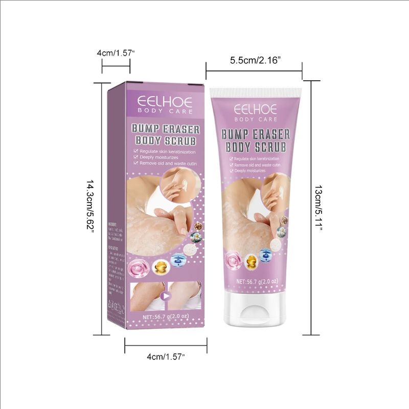 Body Scrub, Suitable For Hair Keratosis Rough Body Scrub Smooth And Comfortable