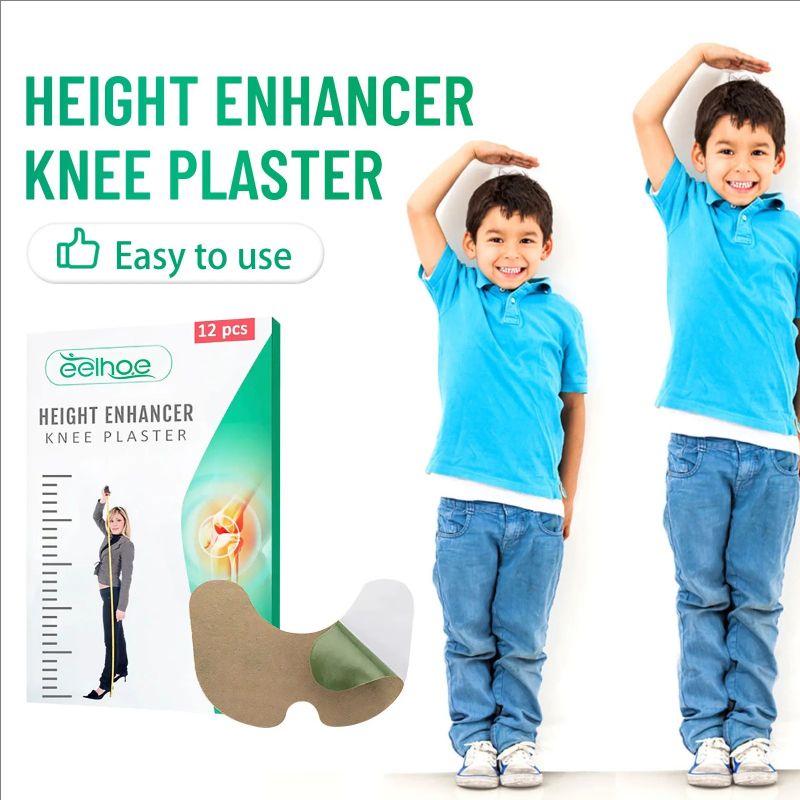 Herbal Height Enhancer Knee Plaster Plantar Acupoint Promote Bone Growth Sticker Adults Children Teenagers Growth Taller Patches
