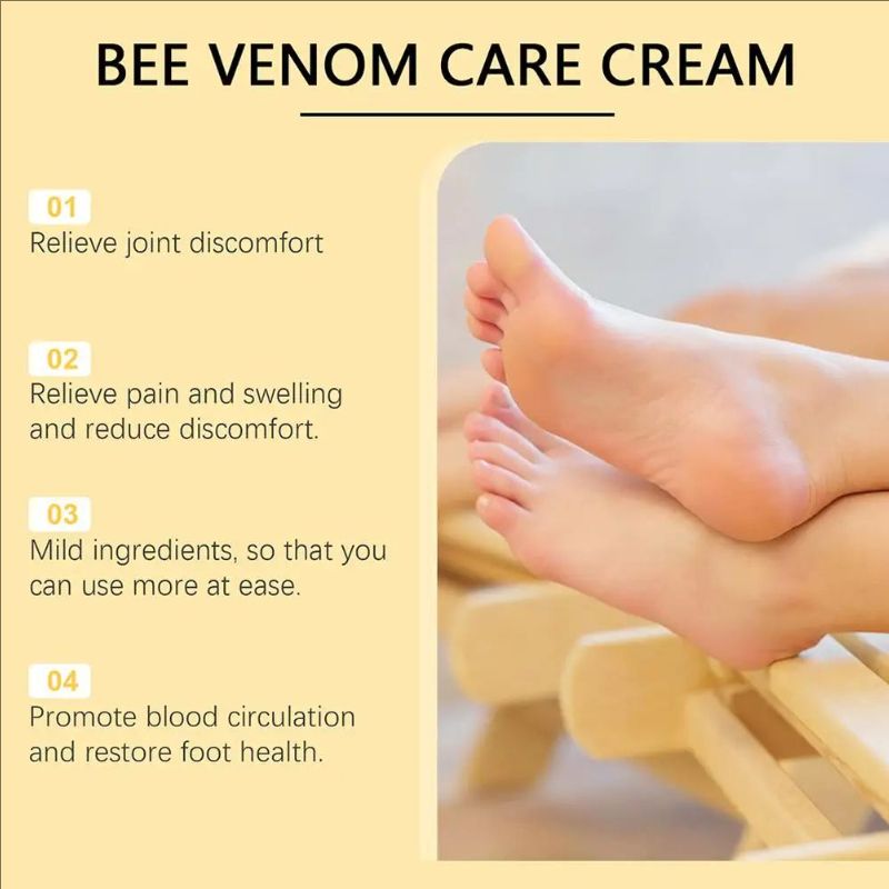 20g Bee Body Care Cream Extract Bee Factor Foot Care Cream Moisturizes Joint Skin Deep Penetration Care Cream