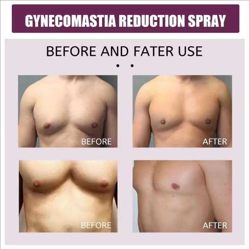South Moon Men's Breast Firming spray Massage Reduce Firming Breast and Chest Muscle Shaping spray