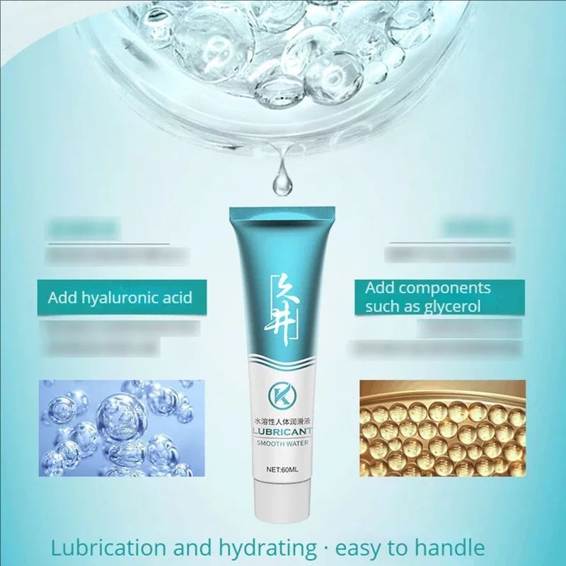 60Ml Lubricating Body Female Vaginal Lubricant Water-Soluble Adult Products Male Penis Lube Erotic Shops Woman Sex Toys 18+