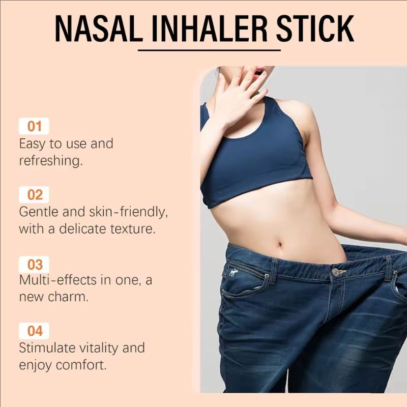 Mint Refreshing Nasal Inhaler Firming Lifting Chest Skin Prevent Sagging Breasts Improve Obesity Body Shaping Nose Suction Stick