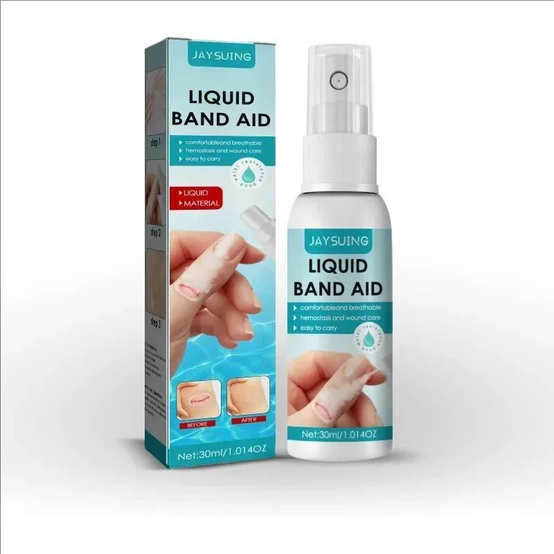 30ml Liquid Bandage Spray Waterproof Liquid Sprayer For All Skin Areas Waterproof Wound Healing Gel Liquid Hemostatic Adhesive
