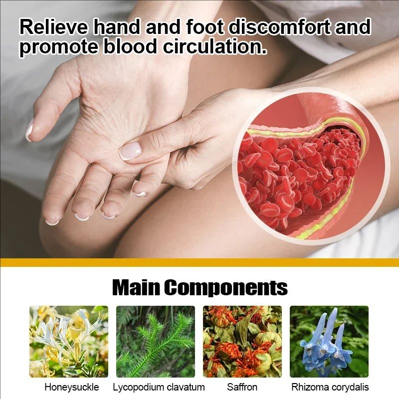 Finger Joint Stiffness Relief Ointment Relax Muscles Improve Blood Circulation Joint Muscle Pain Relief Herbal Cream