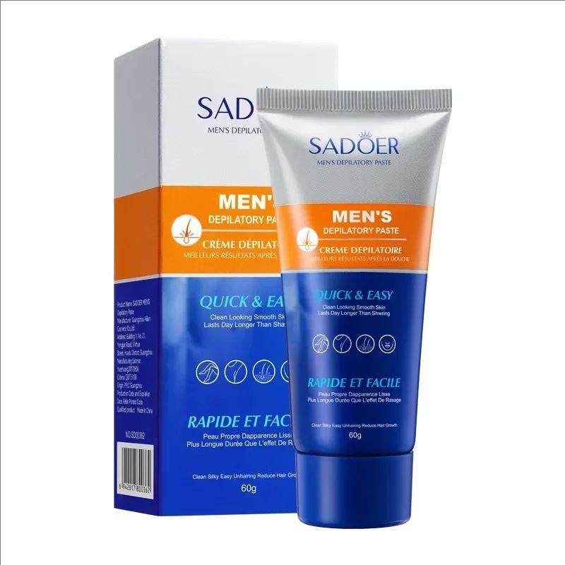 Professional hair removal wax for men Painless chest hair Legs Arms armpit Beard remover Body Skin Permanent depilation cream