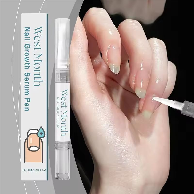 Nail Growth Serum Pen Brittled Cracked Nail Care Preventing Dryness And Peeling Cuticle Nutrition Solution Nail Serum New