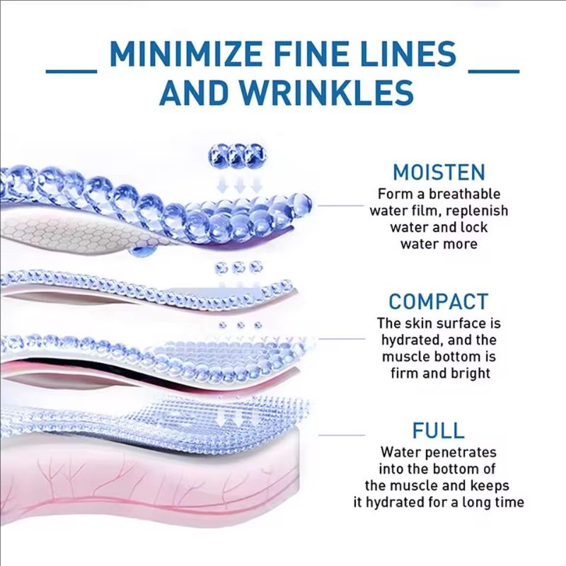 Shrink Pores Serum Anti W-rinkle Pure Hyaluronic Acid Lifting Firming Fine Lines Reduce Lightening Dark Circle Hyalu B5 Essence