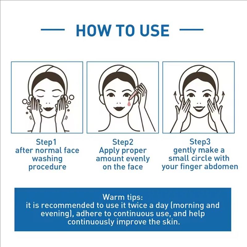 Shrink Pores Serum Anti W-rinkle Pure Hyaluronic Acid Lifting Firming Fine Lines Reduce Lightening Dark Circle Hyalu B5 Essence