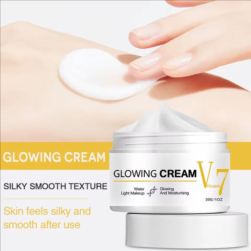 V7 Brightening Face Cream Can Lighten The Dark Spots Whiten Brighten Deeply Moisturize The Skin Suitable for All Skin Types
