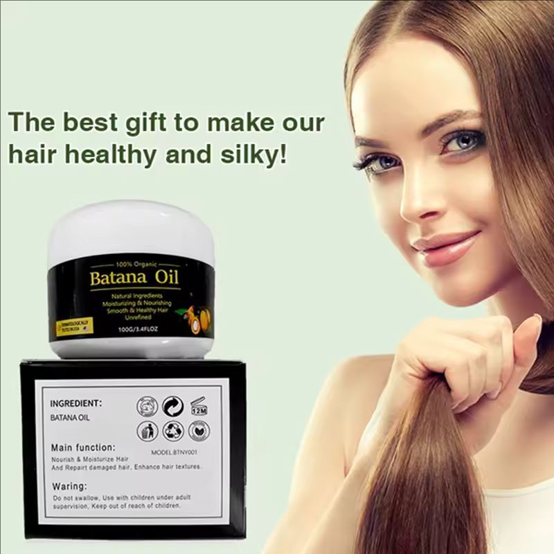100% Raw Batana Oil for Hair Growth Organic Batana Oil Eliminates Split Ends for Men & Women Moisturize And Repair Hair New