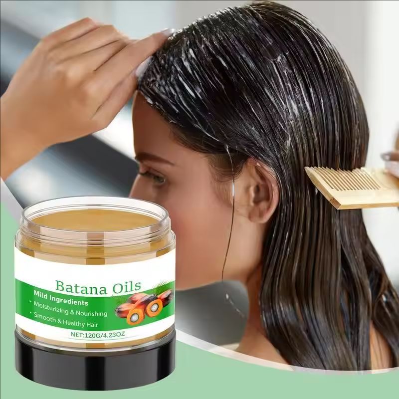 120g Batana Hair Oil Hair Growth Organic Batan Oil Moisturizing Repairing Strengthens Roots Smoothing Hair Conditioner