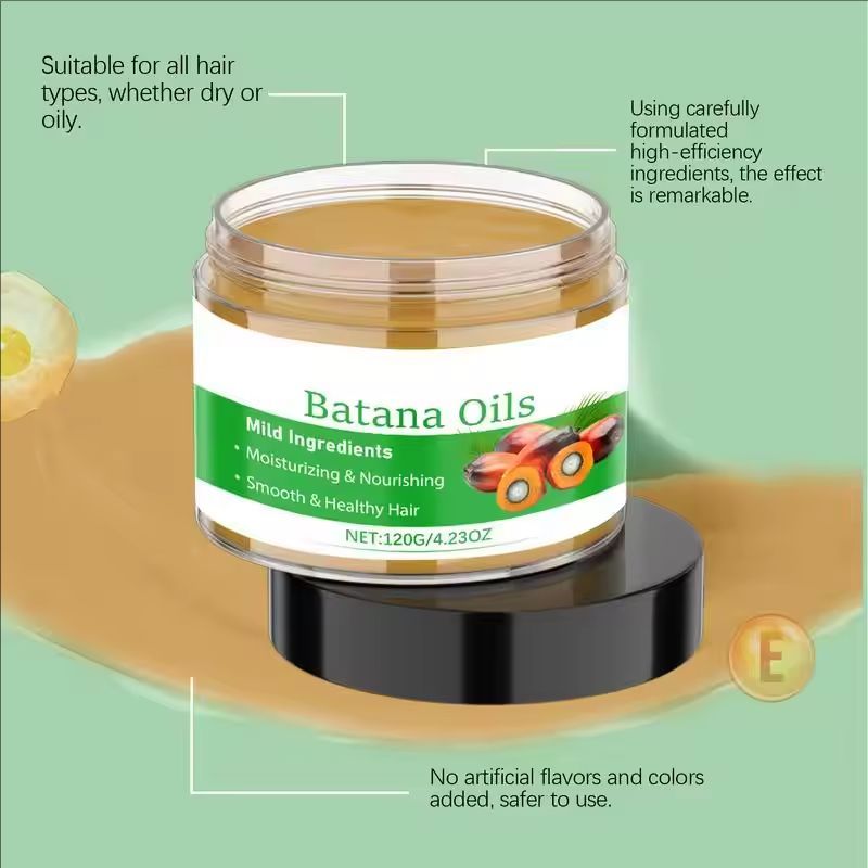 120g Batana Hair Oil Hair Growth Organic Batan Oil Moisturizing Repairing Strengthens Roots Smoothing Hair Conditioner