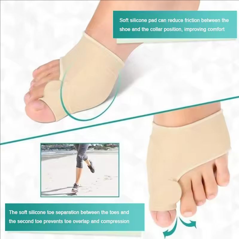 Toes Corrector Big Toe Separator Protector Bunion Sleeve Straighteners Bunion Corrector Regulator Sock Feet Care Tool