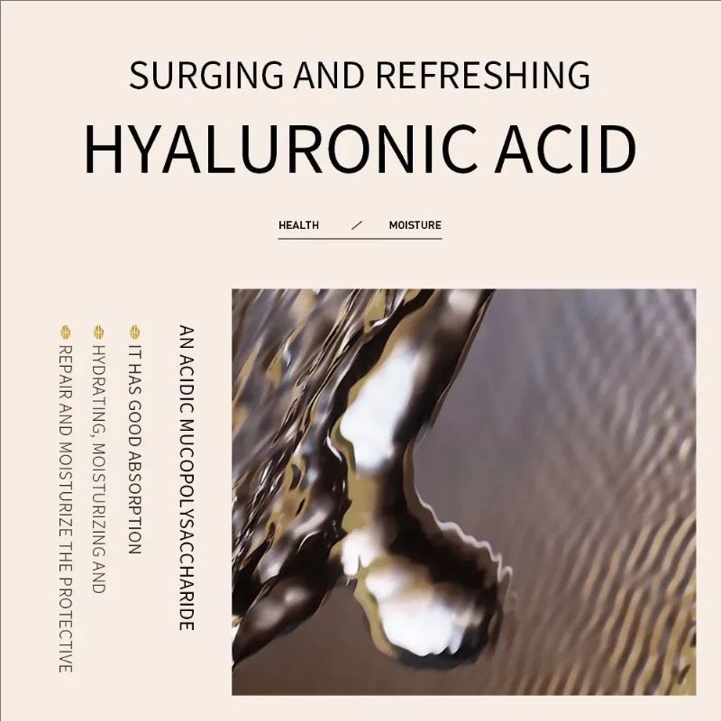 Rice Raw Pulp Serum Hyaluronic Acid Face Nourishing Moisturizing Whitening Anti-Wrinkle Shrinks Pores Skin Care Beauty Health