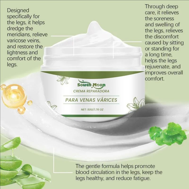 Leg Vein Care Cream Repairs Leg Skin Relieve Discomfort Remove Vein Tongmai Effective Relieves Leg Bulge Pain Treatment Cream