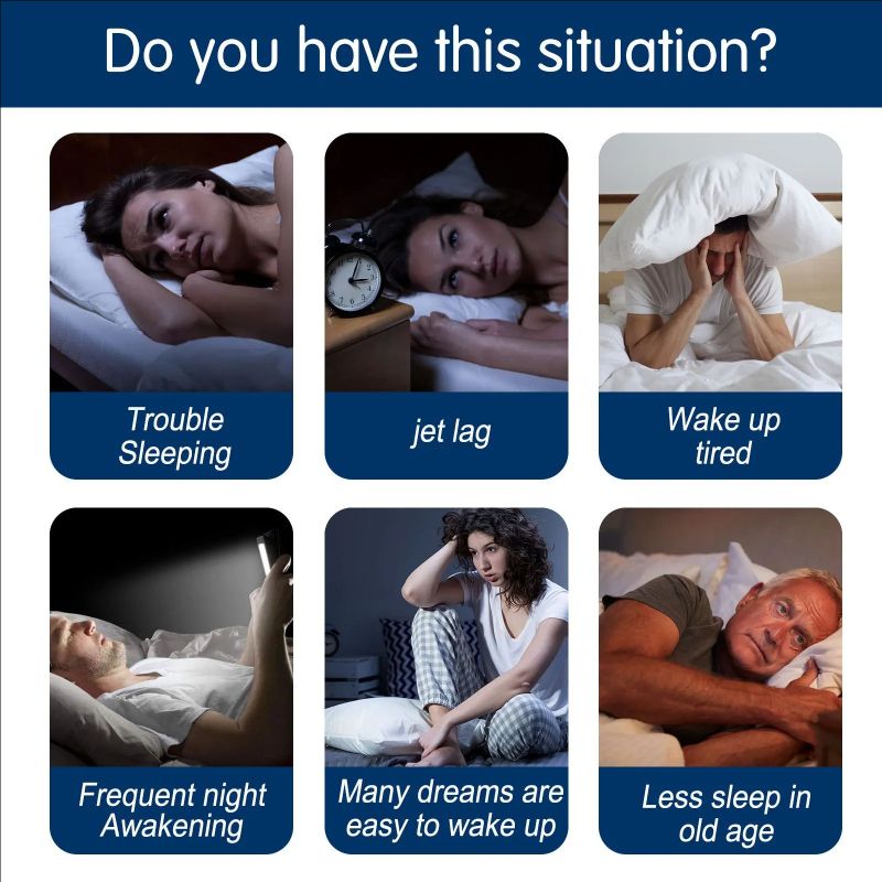 South Moon Sleep Aid Patch Improve Insomnia Headache Promote Sleep Relieve Stress Anxiety Anti Neurasthenia Help Asleep Sticker