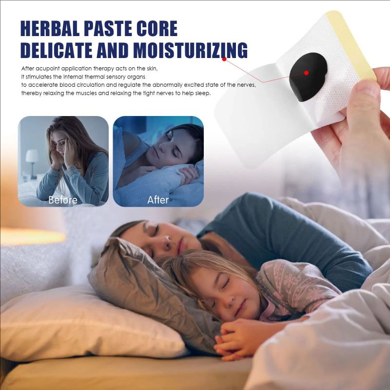 South Moon Sleep Aid Patch Improve Insomnia Headache Promote Sleep Relieve Stress Anxiety Anti Neurasthenia Help Asleep Sticker