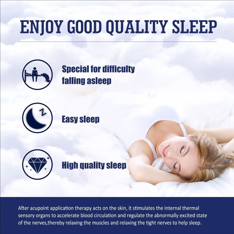 South Moon Sleep Aid Patch Improve Insomnia Headache Promote Sleep Relieve Stress Anxiety Anti Neurasthenia Help Asleep Sticker