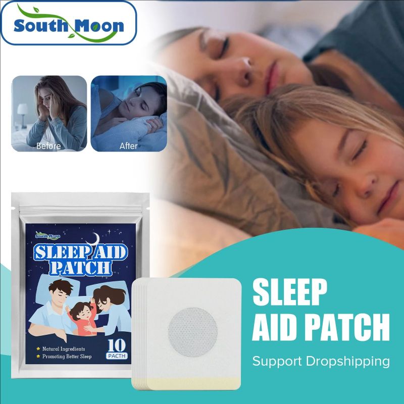 South Moon Sleep Aid Patch Improve Insomnia Headache Promote Sleep Relieve Stress Anxiety Anti Neurasthenia Help Asleep Sticker