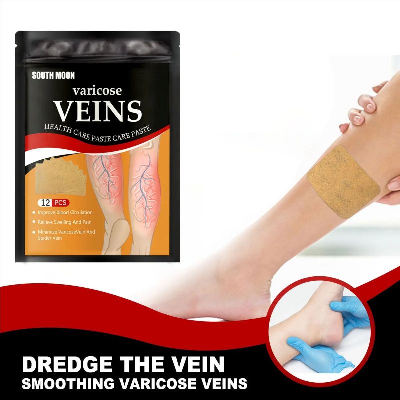 Leg Treatment Patch Improve Varicose Veins Relief Swelling Reduce Phlebitis Blood Circulation Promote Metabolism Body Care Patch