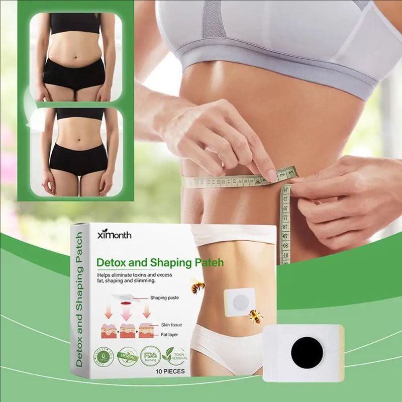 10 Pieces/box Bee Patch Belly Patch Lose Weigh Abdominal Navel Sticker Fast Burning Fat Improve Stomach