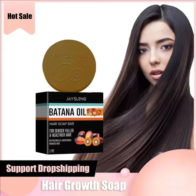 Anti Hair Loss Soap Restore Repair Damaged Hair Scalp Treatment Anti-itch Oil Control Batana Herbal Hair Growth Shampoo Bar