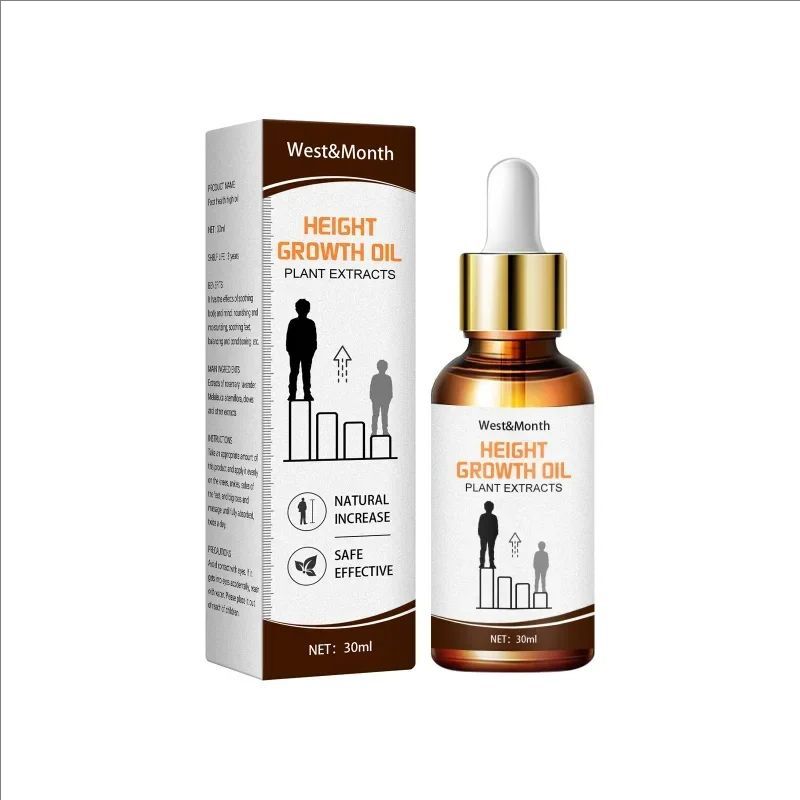 Height Increasing Oil Body Enhancing Grow Taller Promote Bone Growth Heightening Plantar Acupoints Essential Oil Foot Massage