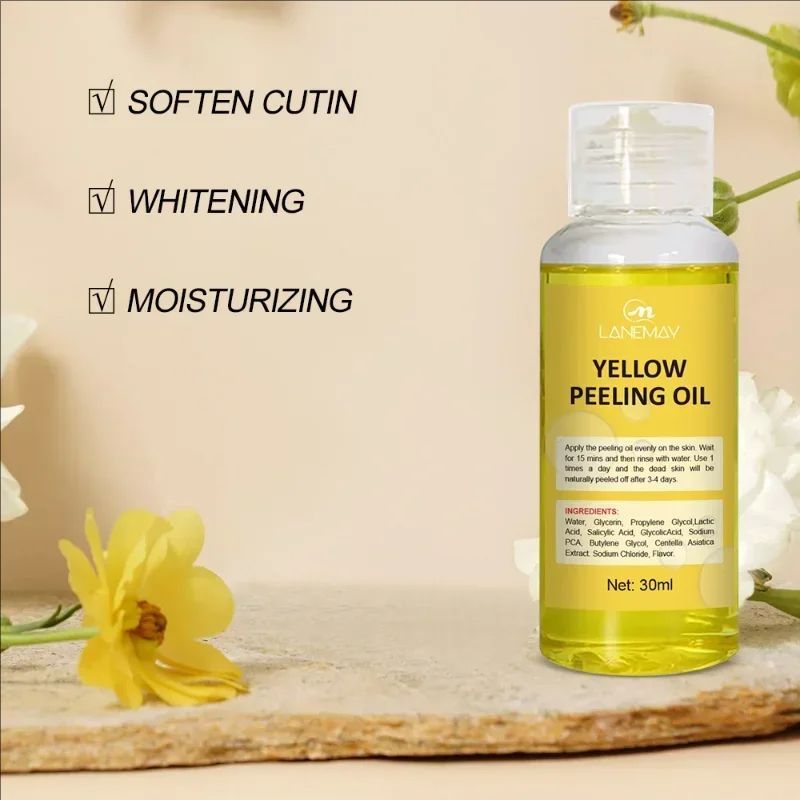 Yellow Exfoliating oil whitening body skin Peeling removal dead skin Dilutes Dark Spot Melanin Moisturizing brightening care